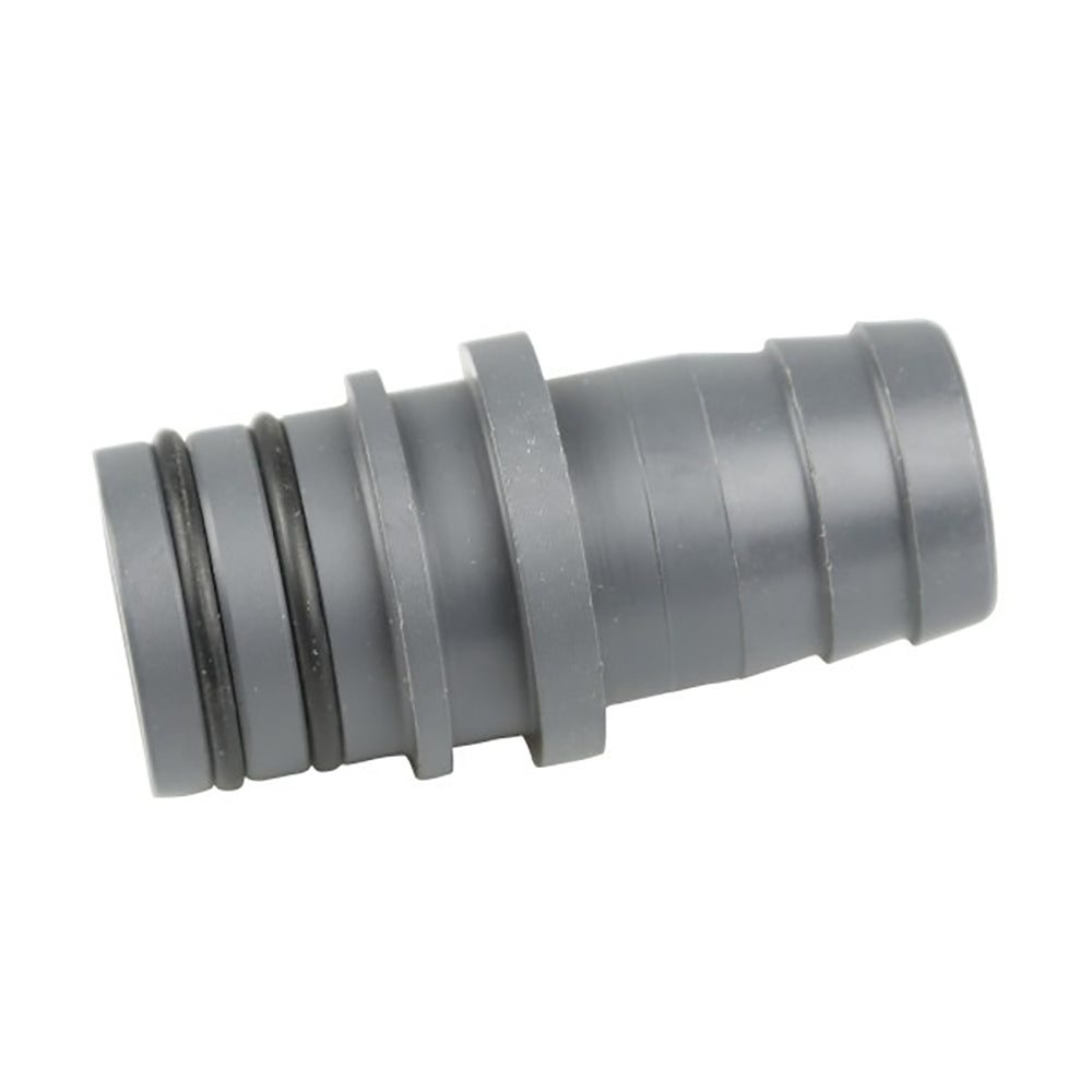 FATSAC 1-1/8" Quick Connect to 1" Barb w/O-Rings W748