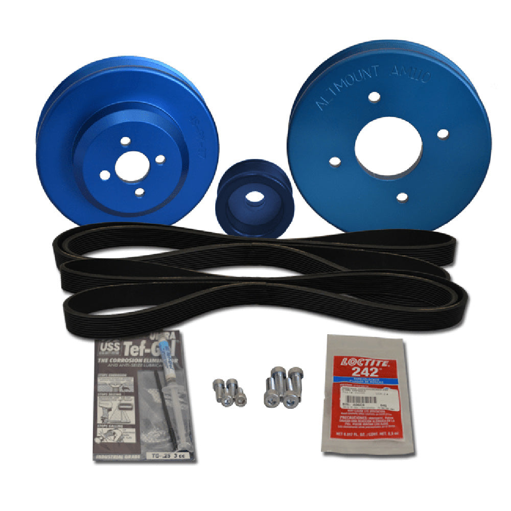 Balmar 48-YSP-4JH-E Pulley Kit f/Yanmar 4JH2-TE, 4JH2-HTE, 4JH2-DTE 4JH2-UTE