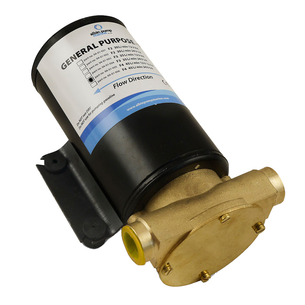 Albin Pump Marine General Purpose Pump FIP F4 - 24V - 12 GPM 04-01-006
