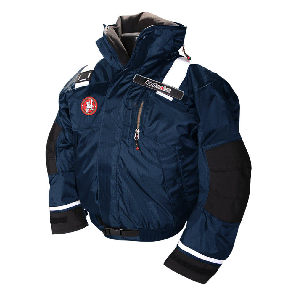 First Watch AB-1100 Flotation Bomber Jacket - Navy Blue - Small AB-1100-PRO-NV-S