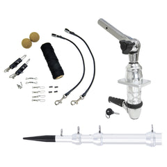 Tigress 88824 XD Top Mount System - 15&#39; - Silver Outriggers Elite Rigging Kit