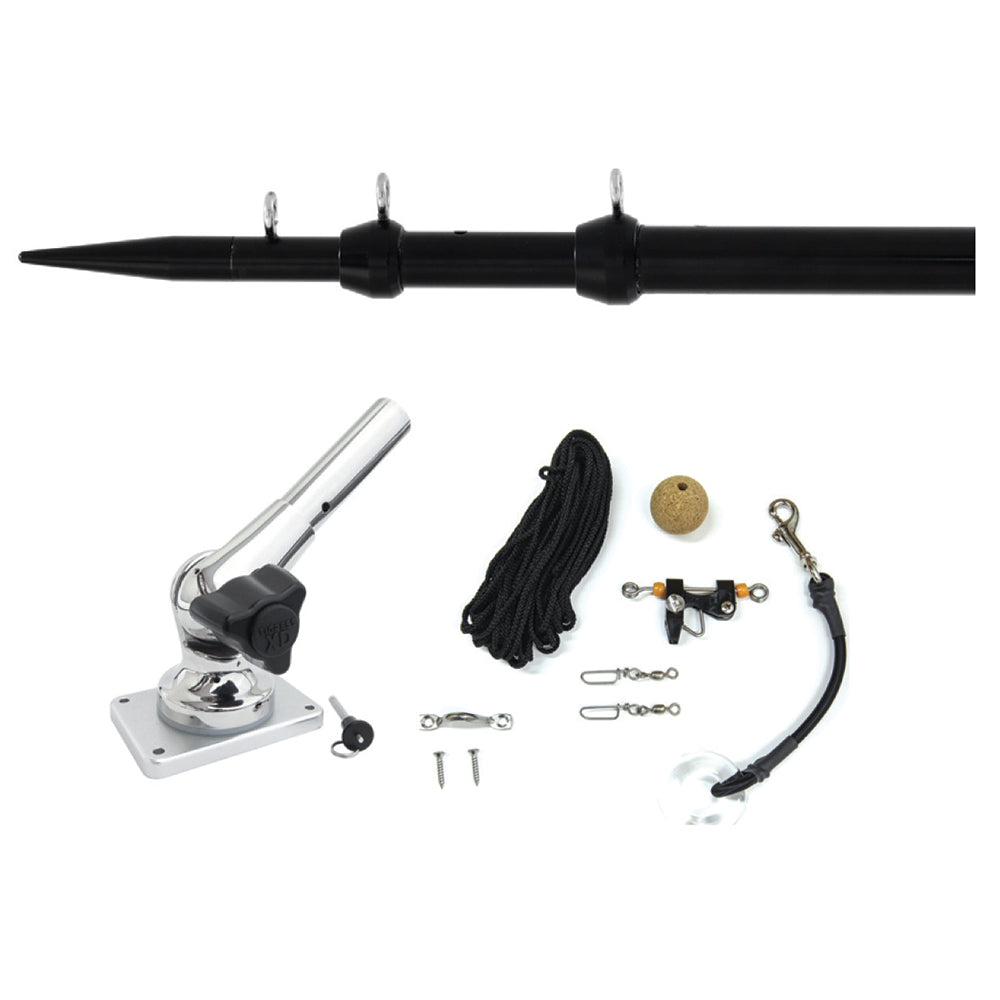 Tigress 88621-1 XD Center Rigger System - 8&#39; - Black Center Rigging Kit