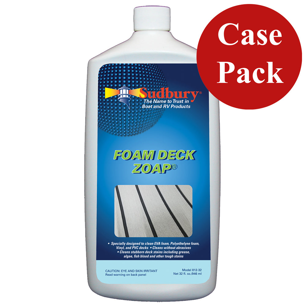 Sudbury Foam Deck Zoap Cleaner - 32oz *Case of 6* 812-32CASE