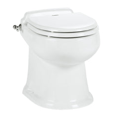 Dometic 304874020 MasterFlush 8740 White Electric Macerating Toilet - Raw/Fresh Water