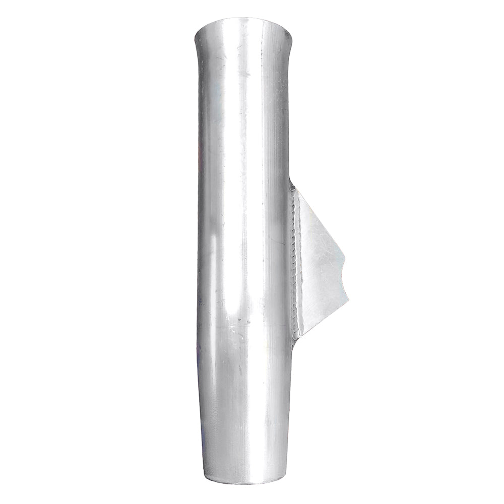 Tigress 66244 Weld On Aluminum Flared Rod Holder w/Blade Mill Finished 10"