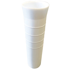 Tigress 88152-5 10" Flared Vinyl Replacement Insert Liner - White