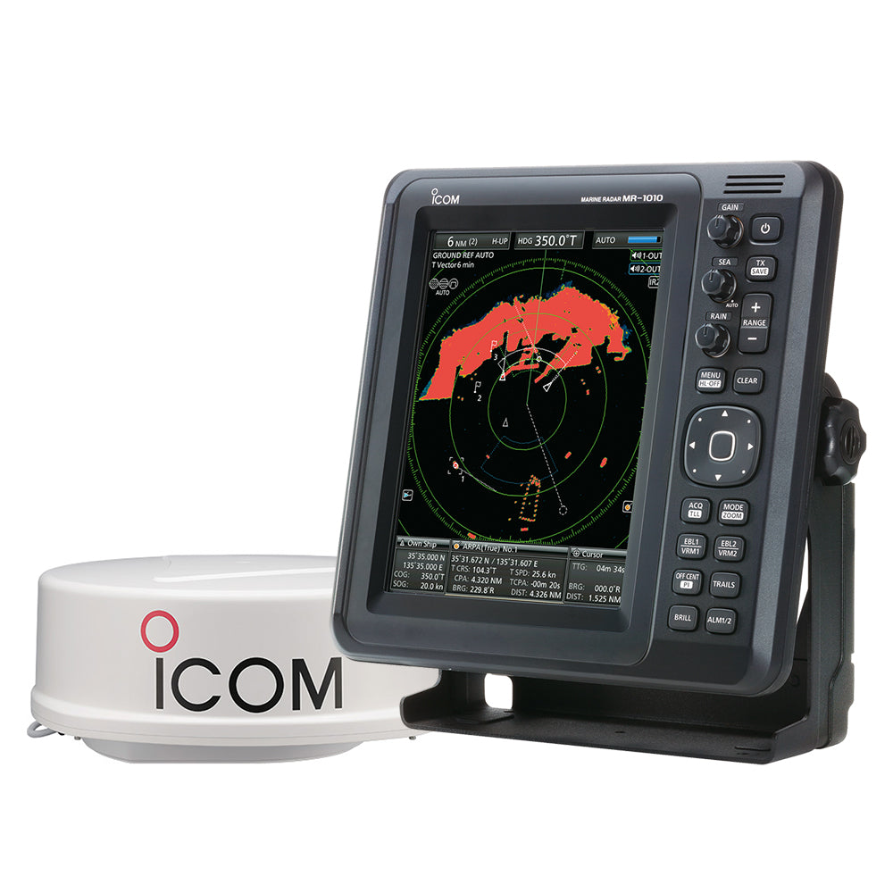 Icom MR1010RII MR-1010RII Marine Radar - 4kW - 10.4" Color Display