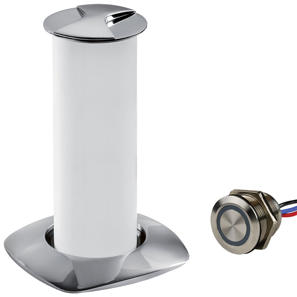 Sea-Dog Aurora Stainless Steel LED Pop-Up Table Light - 3W w/Touch Dimmer Switch 404610-3-403061-1