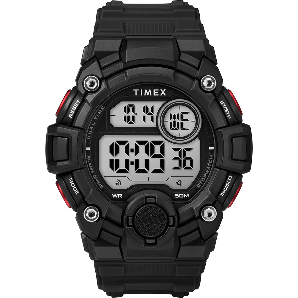 Timex Men's A-Game DGTL 50mm Watch - Black/Red TW5M27600JV