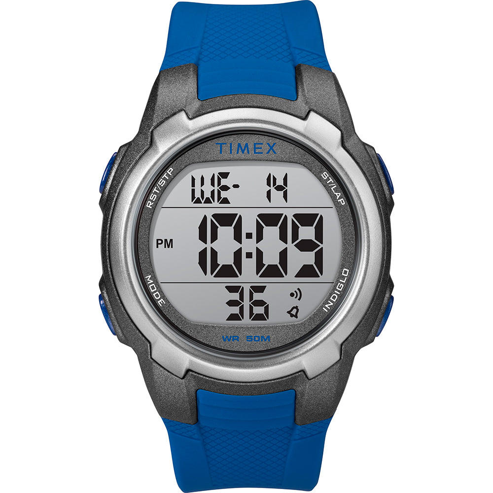 Timex T100 150 Lap Watch - Blue/Grey TW5M33500SO
