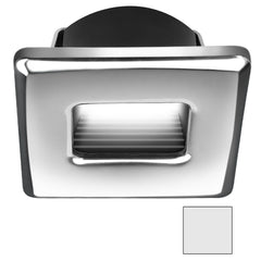 i2Systems Ember E1150Z Snap-In - Polished Chrome - Square - Cool White Light E1150Z-12AAH