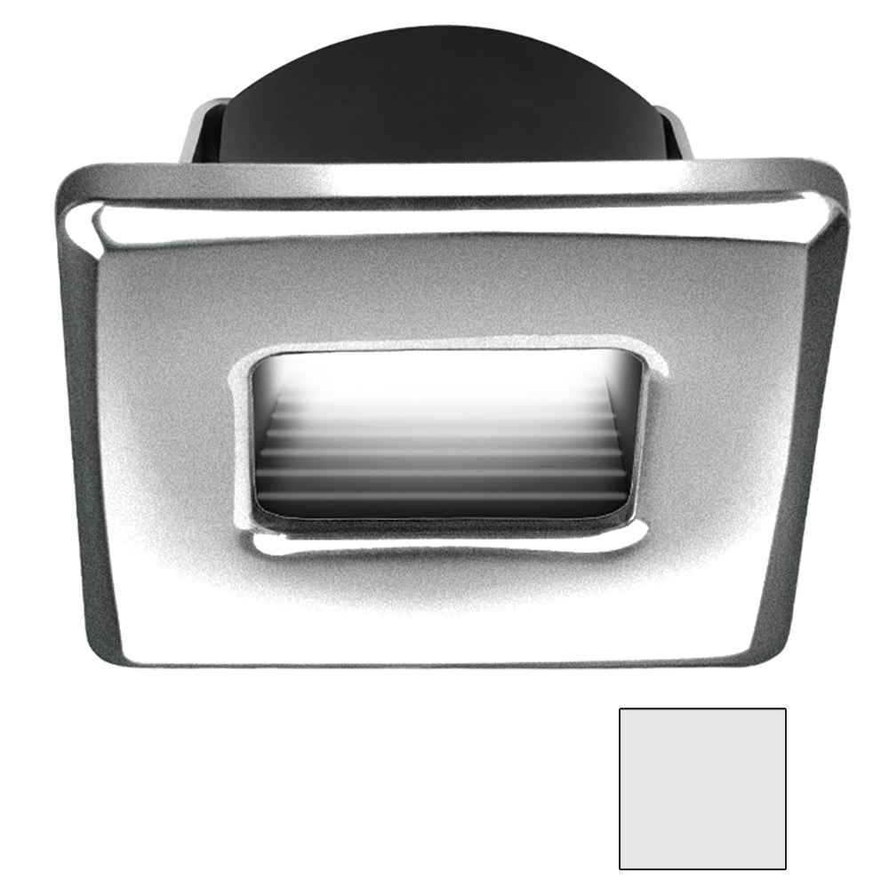 i2Systems Ember E1150Z Snap-In - Brushed Nickel - Square - Cool White Light E1150Z-42AAH