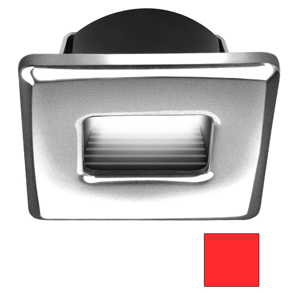 i2Systems Ember E1150Z Snap-In - Brushed Nickel - Square - Red Light E1150Z-42H