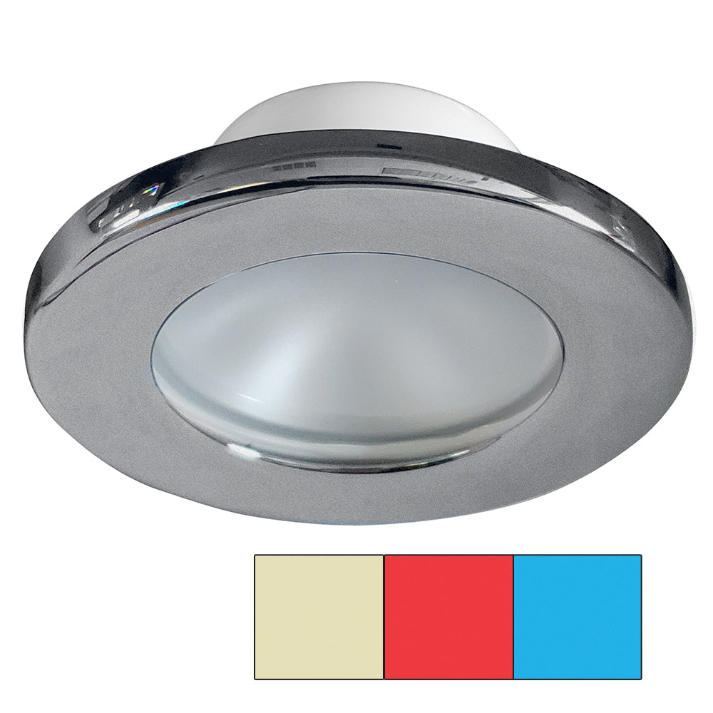 i2Systems Apeiron A3120 Screw Mount Light - Red, Warm White & Blue - Brushed Nickel A3120Z-41HCE
