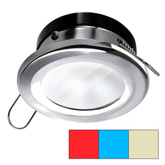 i2Systems Apeiron A1120 Spring Mount Light - Round - Red, Warm White & Blue - Brushed Nickel A1120Z-41HCE