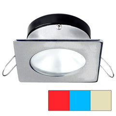 i2Systems Apeiron A1120 Spring Mount Light - Square/Round - Red, Warm White & Blue - Brushed Nickel A1120Z-42HCE