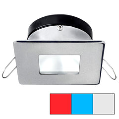 i2Systems Apeiron A1120 Spring Mount Light - Square/Square - Red, Cool White & Blue - Brushed Nickel A1120Z-44HAE