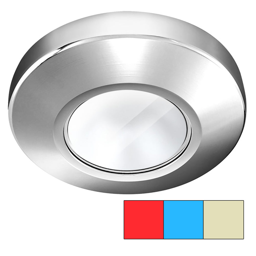 i2Systems Profile P1120 Tri-Light Surface Light - Red, Warm White & Blue - Chrome Finish P1120Z-11HCE