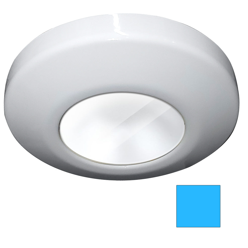 i2Systems Profile P1100 1.5W Surface Mount Light - Blue - White Finish P1100Z-31E