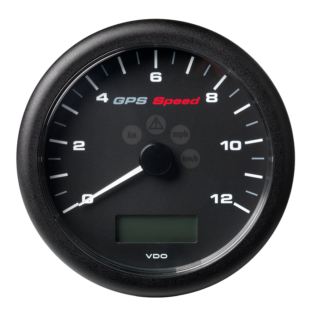 Veratron 4-1/4" (110MM) ViewLine GPS Speedometer 0-12 KNOTS/KMH/MPH - 8 to 16V Black Dial & Bezel A2C59501987