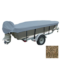 Carver Performance Poly-Guard Wide Series Styled-to-Fit Boat Cover f/16.5' V-Hull Fishing Boats - Shadow Grass 71116C-SG