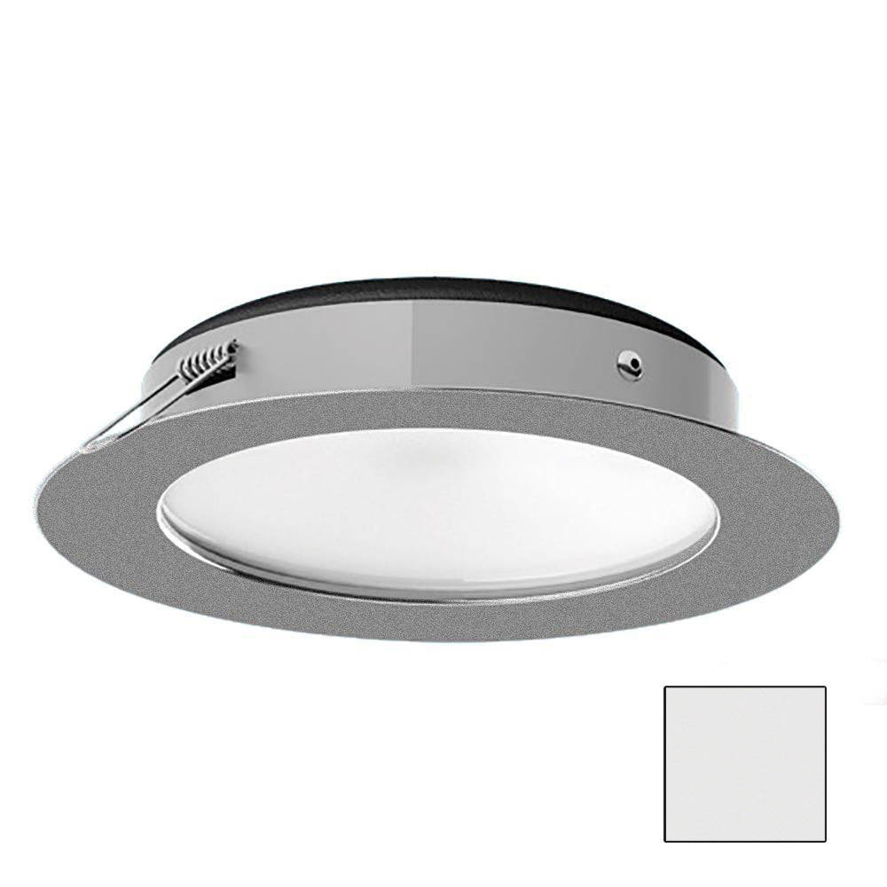 i2Systems Apeiron Pro XL A526 - 6W Spring Mount Light - Cool White - Brushed Nickel Finish A526-41AAG