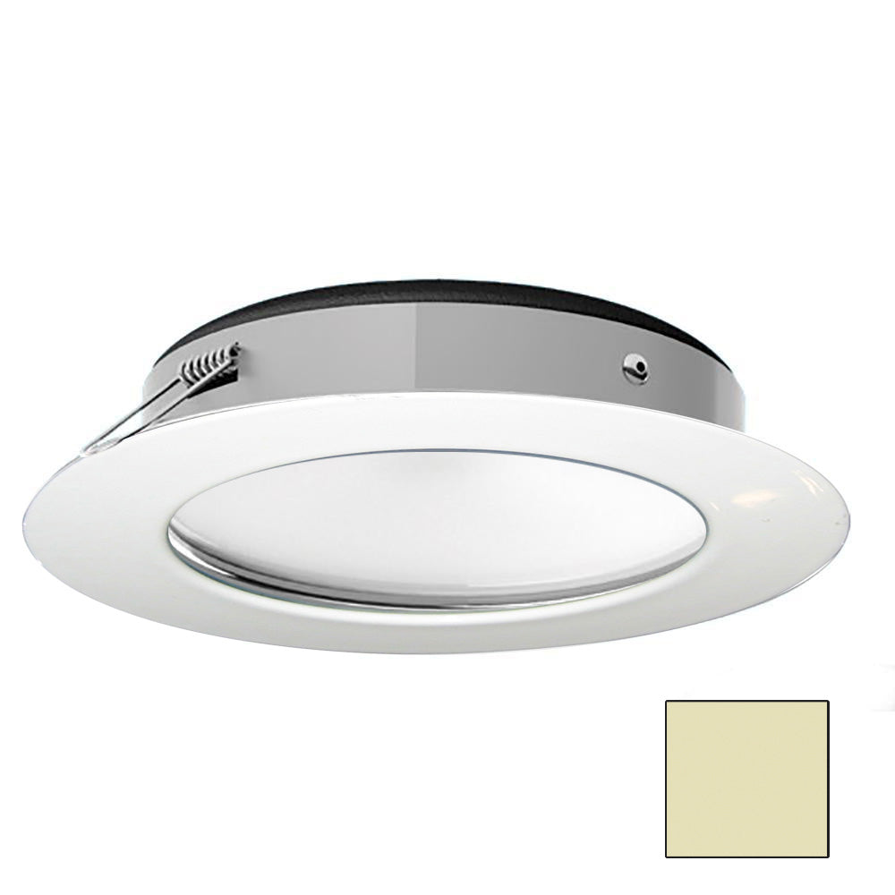 i2Systems Apeiron Pro XL A526 - 6W Spring Mount Light - Warm White - White Finish A526-31CBBR
