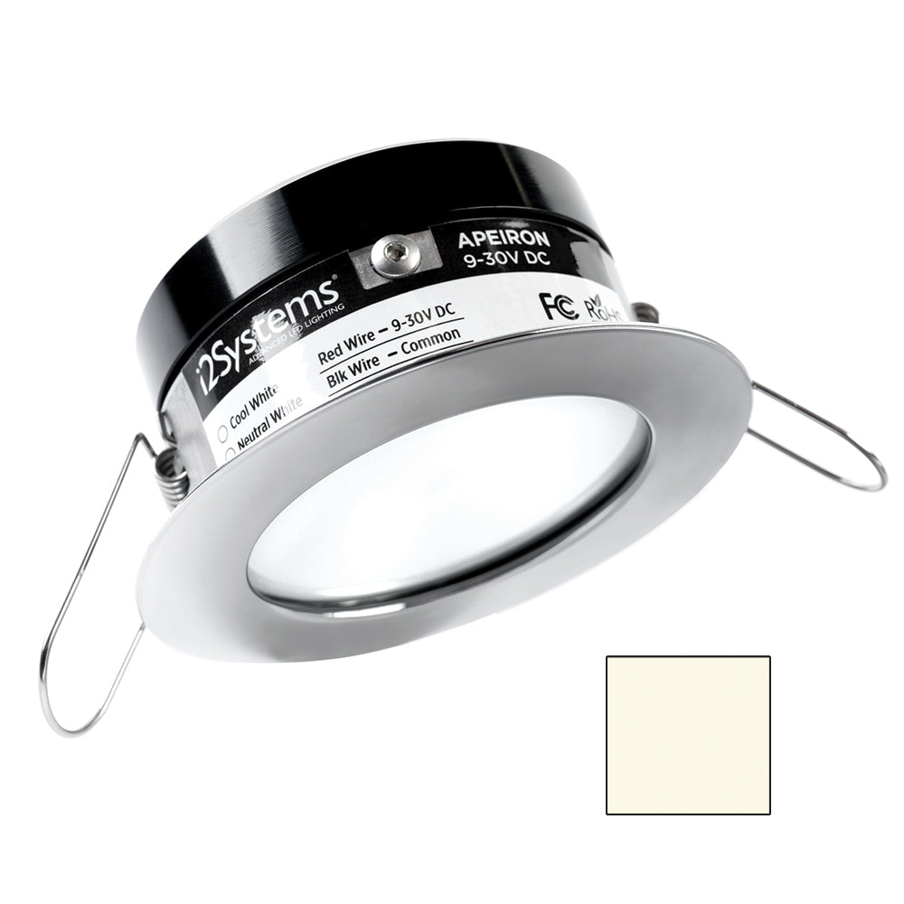 i2Systems Apeiron A503 3W Spring Mount Light - Neutral White - Polished Chrome Finish A503-11BBD