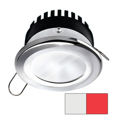 i2Systems Apeiron A506 6W Spring Mount Light - Round - Cool White & Red - Polished Chrome Finish A506-11AAG-H