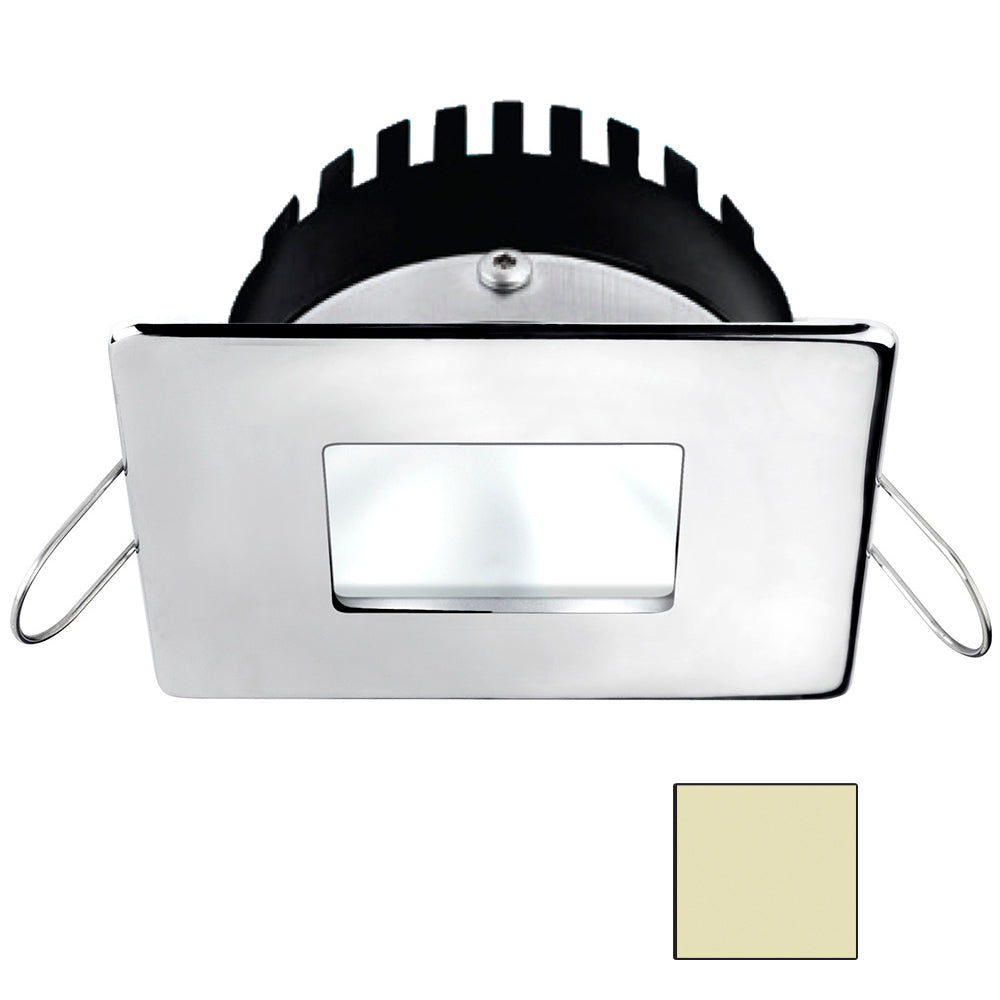 i2Systems Apeiron A506 6W Spring Mount Light - Square/Square - Warm White - Polished Chrome Finish A506-14CBBR