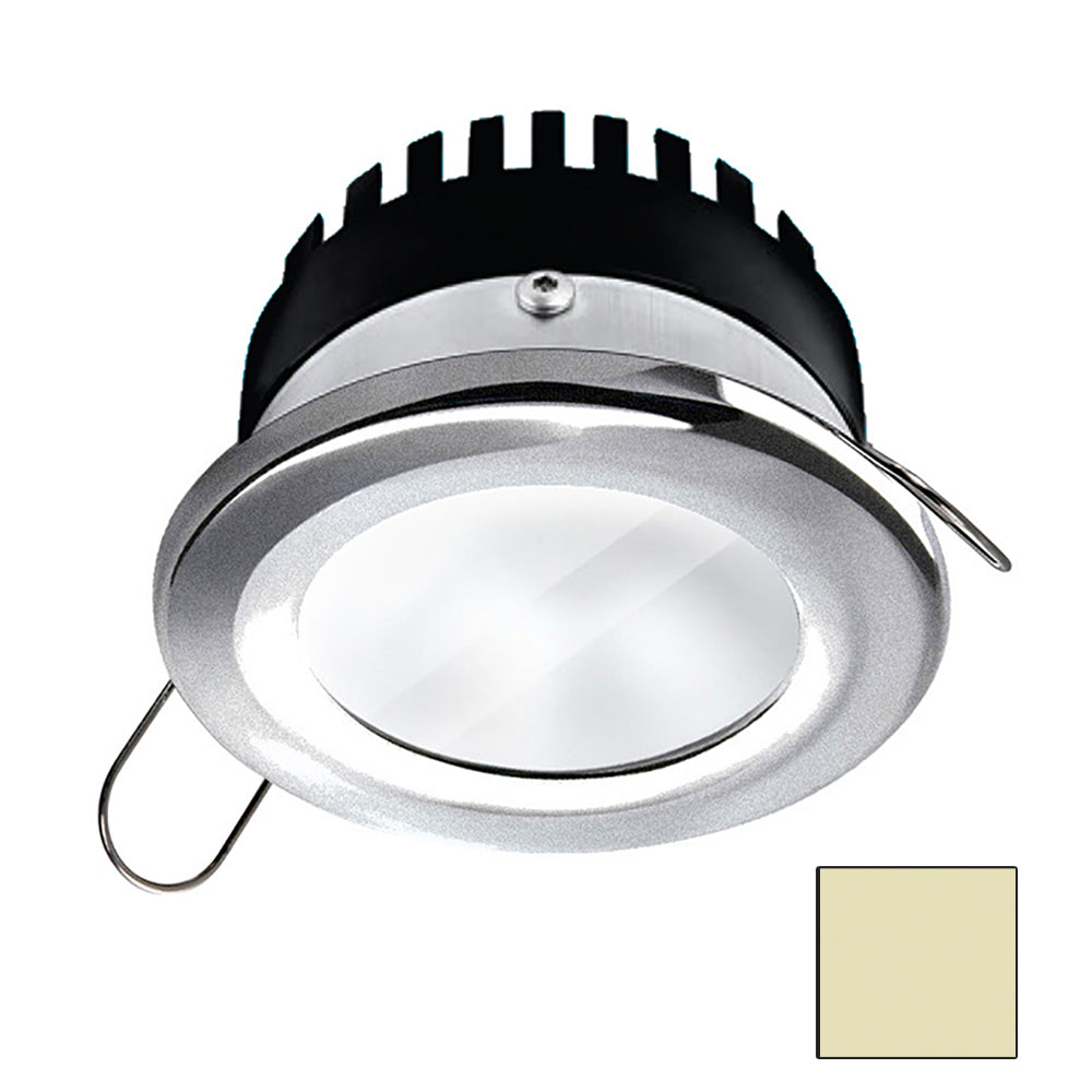 i2Systems Apeiron PRO A506 - 6W Spring Mount Light - Round - Warm White - Brushed Nickel Finish A506-41CBBR
