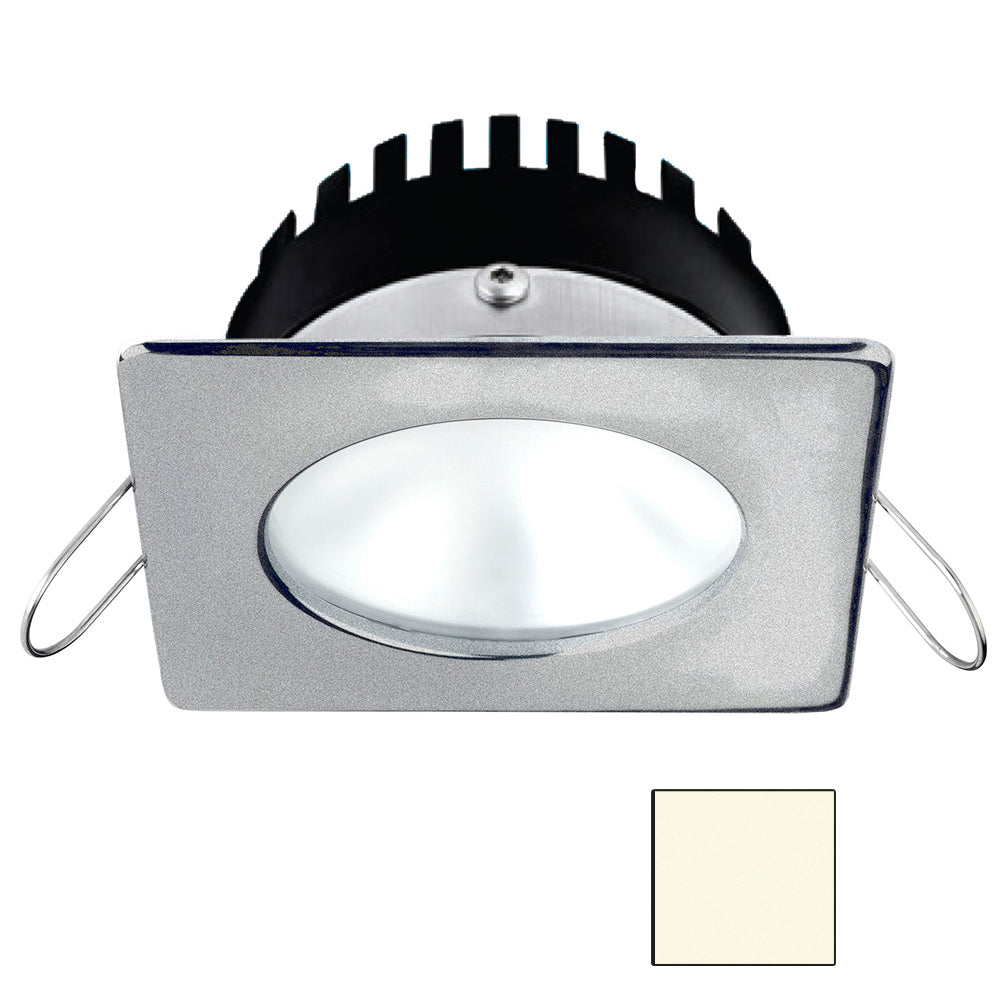 i2Systems Apeiron PRO A506 - 6W Spring Mount Light - Square/Round - Neutral White - Brushed Nickel Finish A506-42BBD