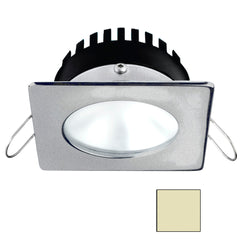 i2Systems Apeiron PRO A506 - 6W Spring Mount Light - Square/Round - Warm White - Brushed Nickel Finish A506-42CBBR