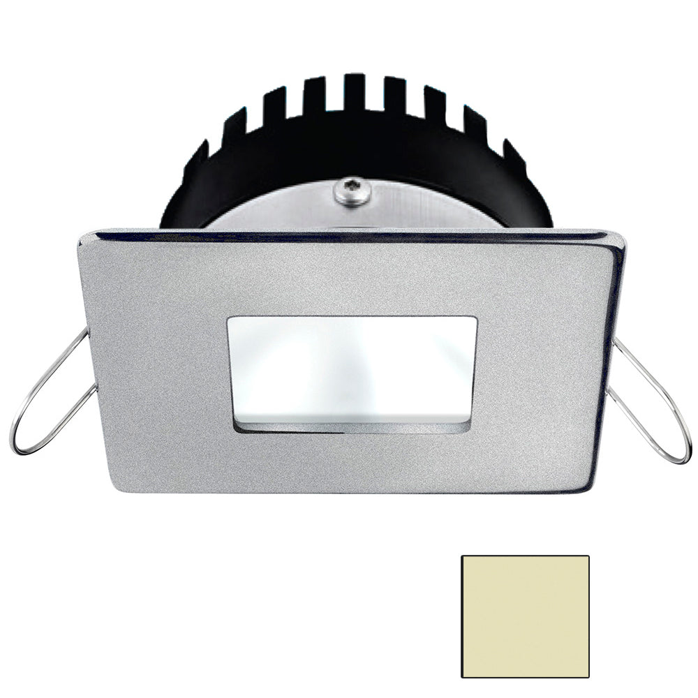 i2Systems Apeiron PRO A506 - 6W Spring Mount Light - Square/Square - Warm White - Brushed Nickel Finish A506-44CBBR