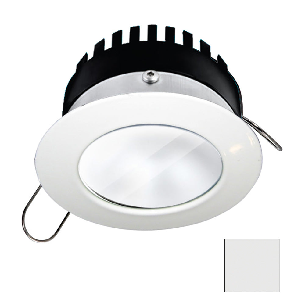 i2Systems Apeiron PRO A506 - 6W Spring Mount Light - Round - Cool White - White Finish A506-31AAG