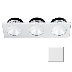 i2Systems Apeiron A1110Z - 4.5W Spring Mount Light - Triple Round - Cool White - Brushed Nickel Finish A1110Z-46AAH