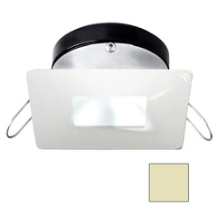 i2Systems Apeiron A1110Z - 4.5W Spring Mount Light - Square/Square - Warm White - White Finish A1110Z-34CAB