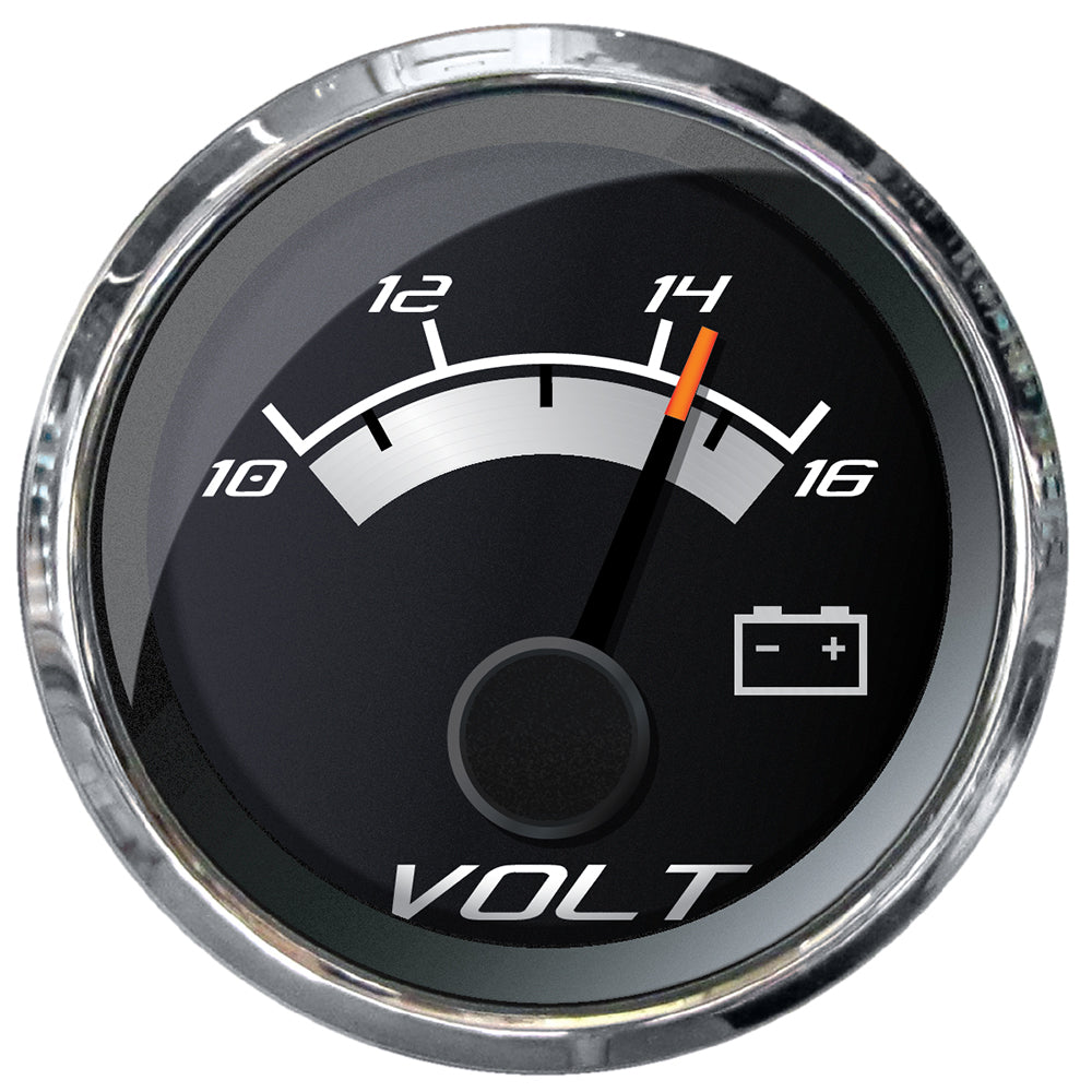 Faria 22022 Platinum 2" Voltmeter (10-16 VDC)