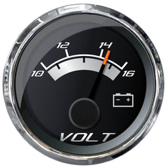 Faria 22022 Platinum 2" Voltmeter (10-16 VDC)