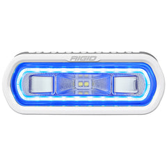 RIGID Industries SR-L Series Marine Spreader Light - White Surface Mount - White Light w/Blue Halo 51101