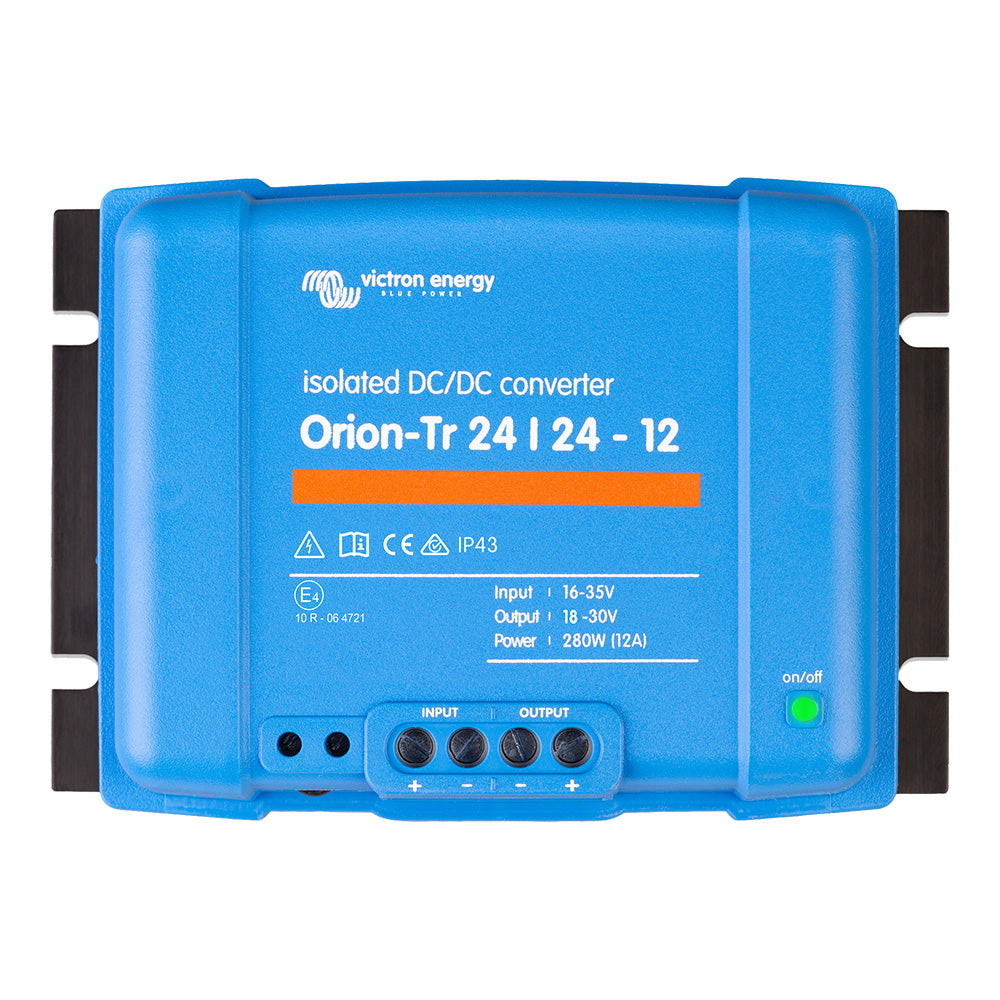 Victron ORI242428110 Orion-TR Isolated DC-DC Converter - 24 VDC to 24 VDC - 280W - 12AMP