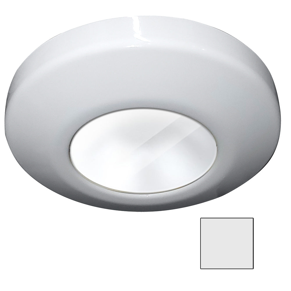 i2Systems Profile P1101Z 2.5W Surface Mount Light - Cool White - Off White Finish P1101Z-51AAH