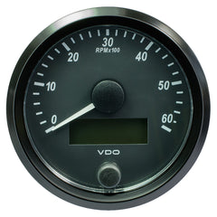 VDO SingleViu 80mm (3-1/8") Tachometer - 6,000 RPM A2C3833010030