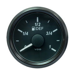 VDO SingleViu 52mm (2-1/16") DEF Level Gauge - 3-180 Ohm A2C3833550030