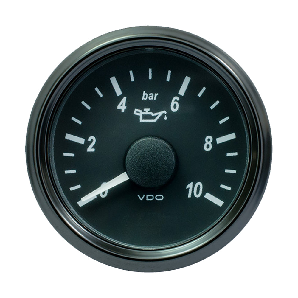 VDO SingleViu 52mm (2-1/16") Oil Pressure Gauge - 10 Bar - 0-180 Ohm A2C3833170030