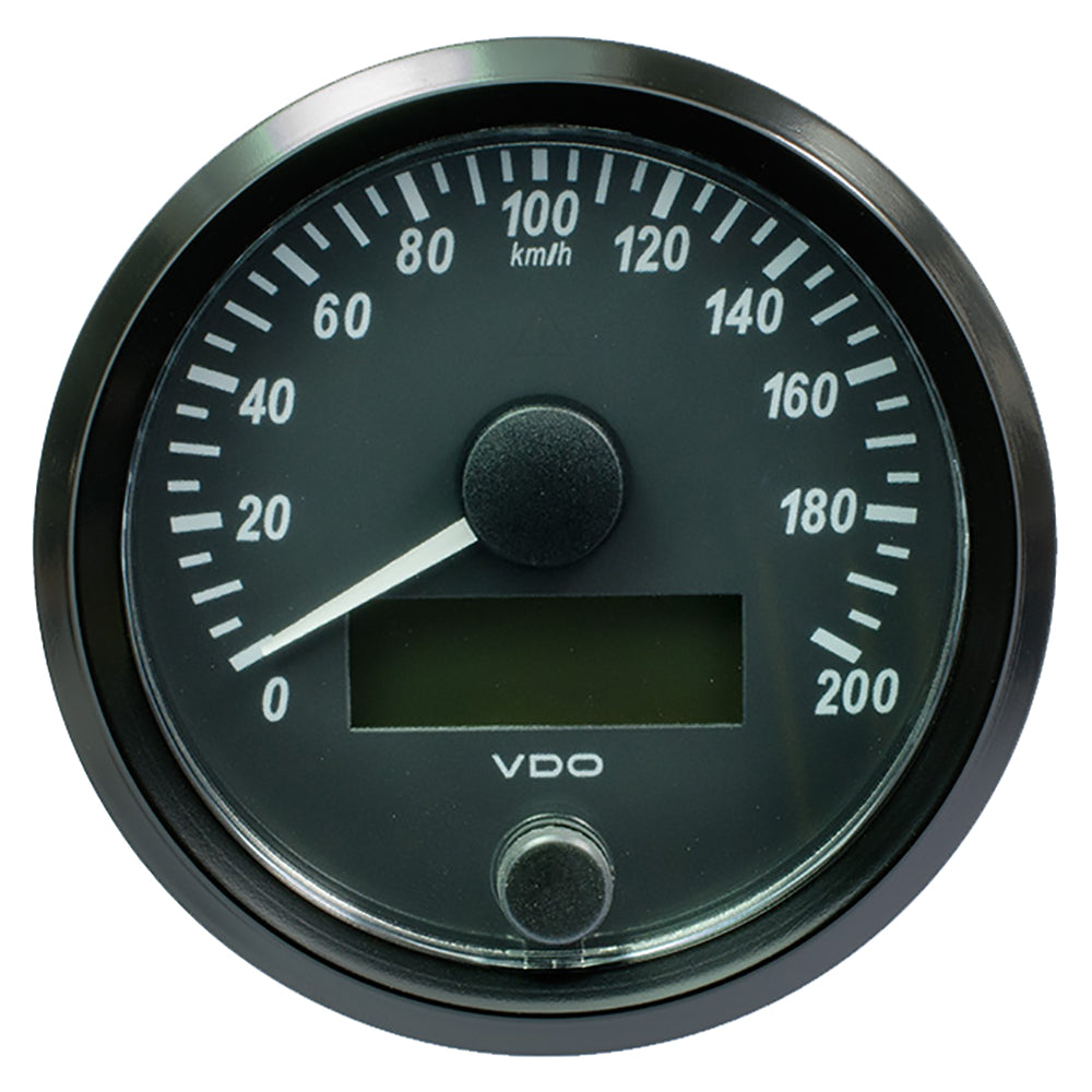 VDO SingleViu 80mm (3-1/8") Speedometer - 200 KM/H A2C3832940030