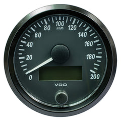 VDO SingleViu 80mm (3-1/8") Speedometer - 200 KM/H A2C3832940030