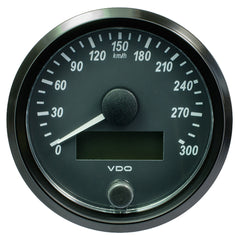 VDO SingleViu 80mm (3-1/8") Speedometer - 300 KM/H A2C3832950030