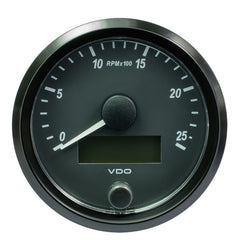 VDO SingleViu 80mm (3-1/8") Tachometer - 2500 RPM A2C3832970030