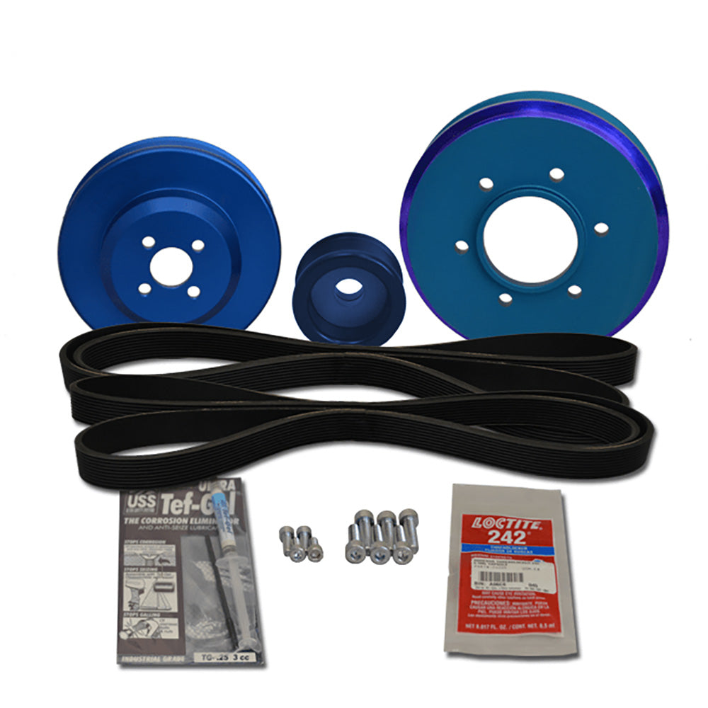 Balmar 48-YSP-4JH-B Pulley Kit, Yanmar 4JH4-HTE-TE-DTE